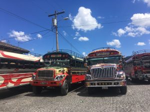 chicken bus in antigua