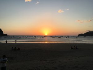 sunset san juan del sur