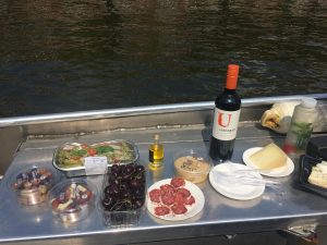 boat in amsterdam